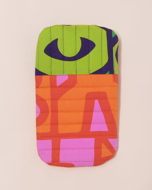 Irregular Sleep Pattern Hot Water Bottle Cover | Chameleon