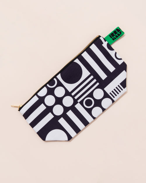 Irregular Sleep Pattern Organic Cotton Washbag | Mono