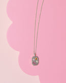 Junk Jewels Silver Disco Necklace