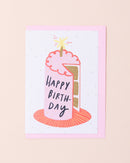 Birthday Cake Greetings Card
