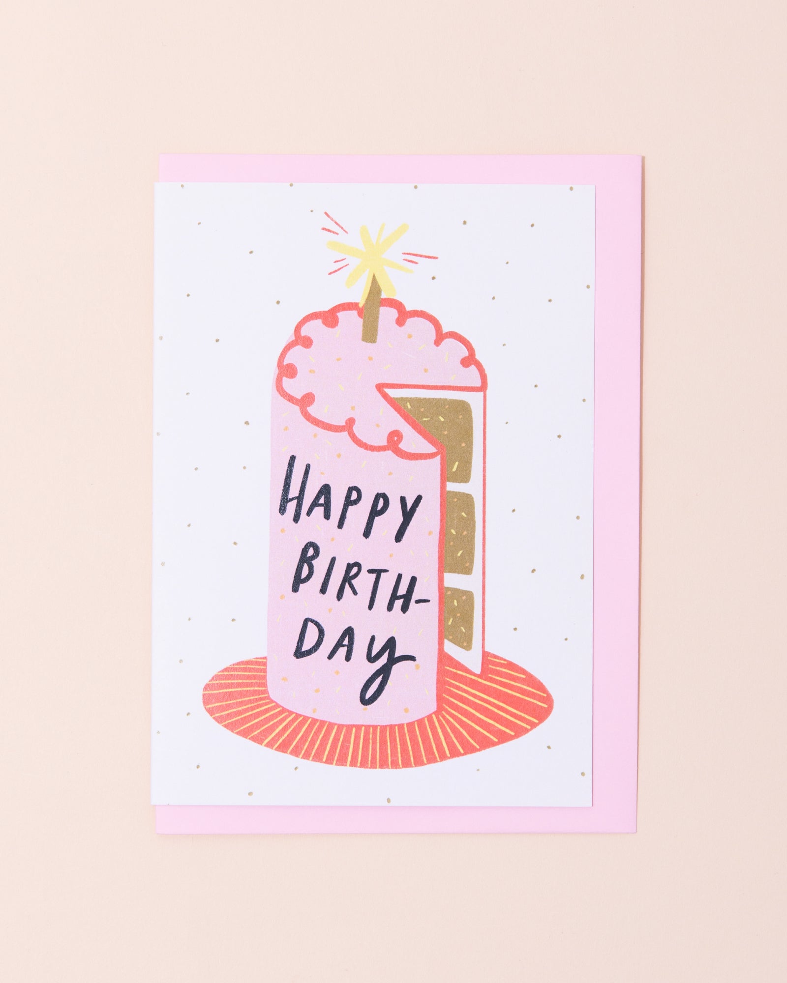 Birthday Cake Greetings Card