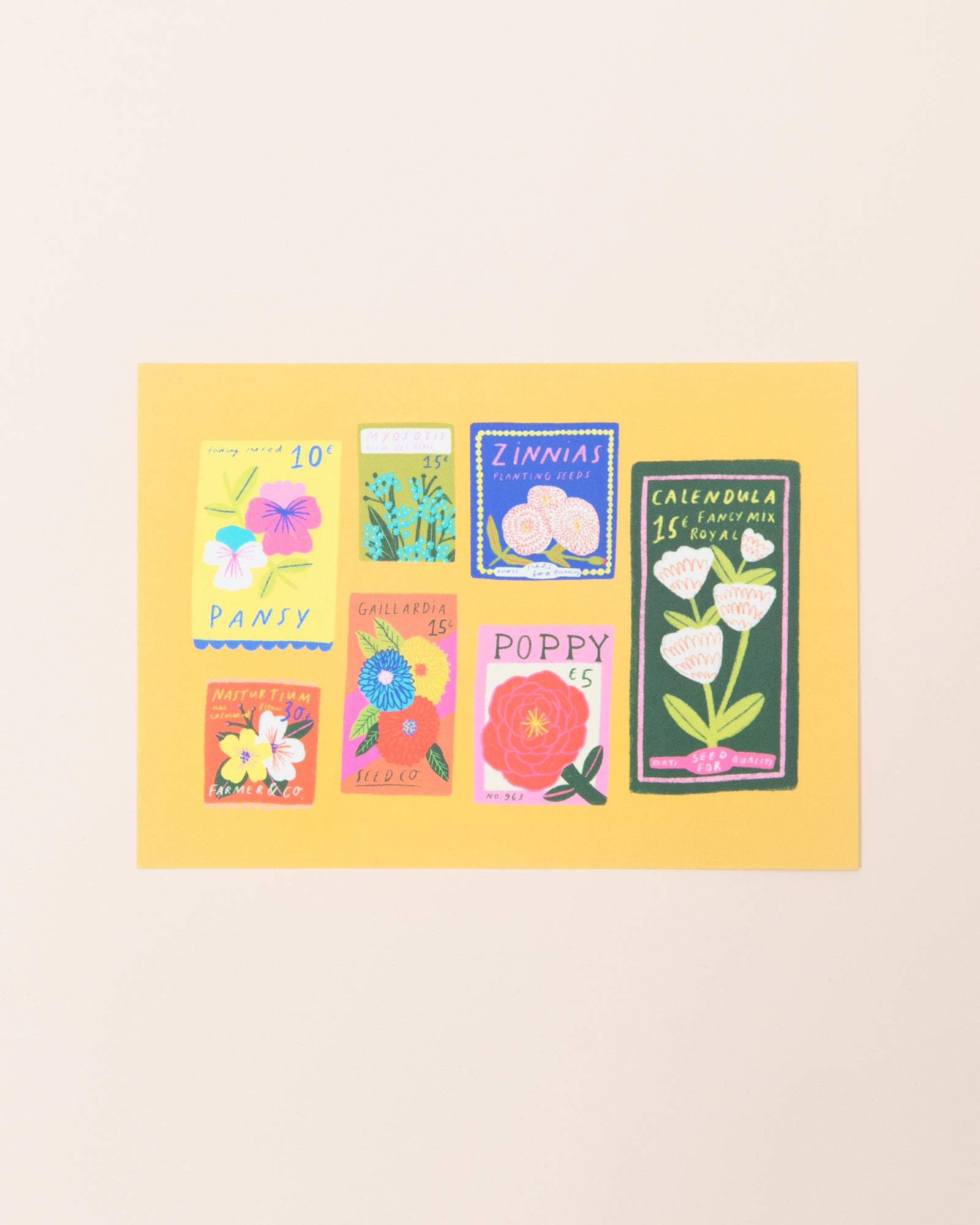 Flower Seeds Print