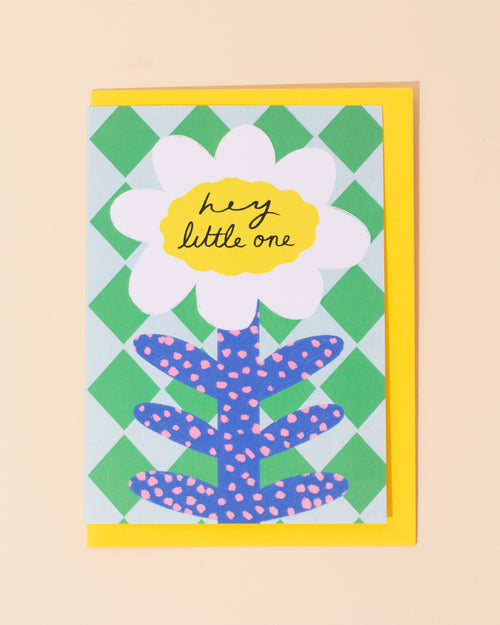 Hey Little One Greetings Card