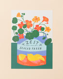 Nasturtium Plant Print