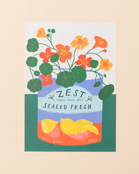 Nasturtium Plant Print
