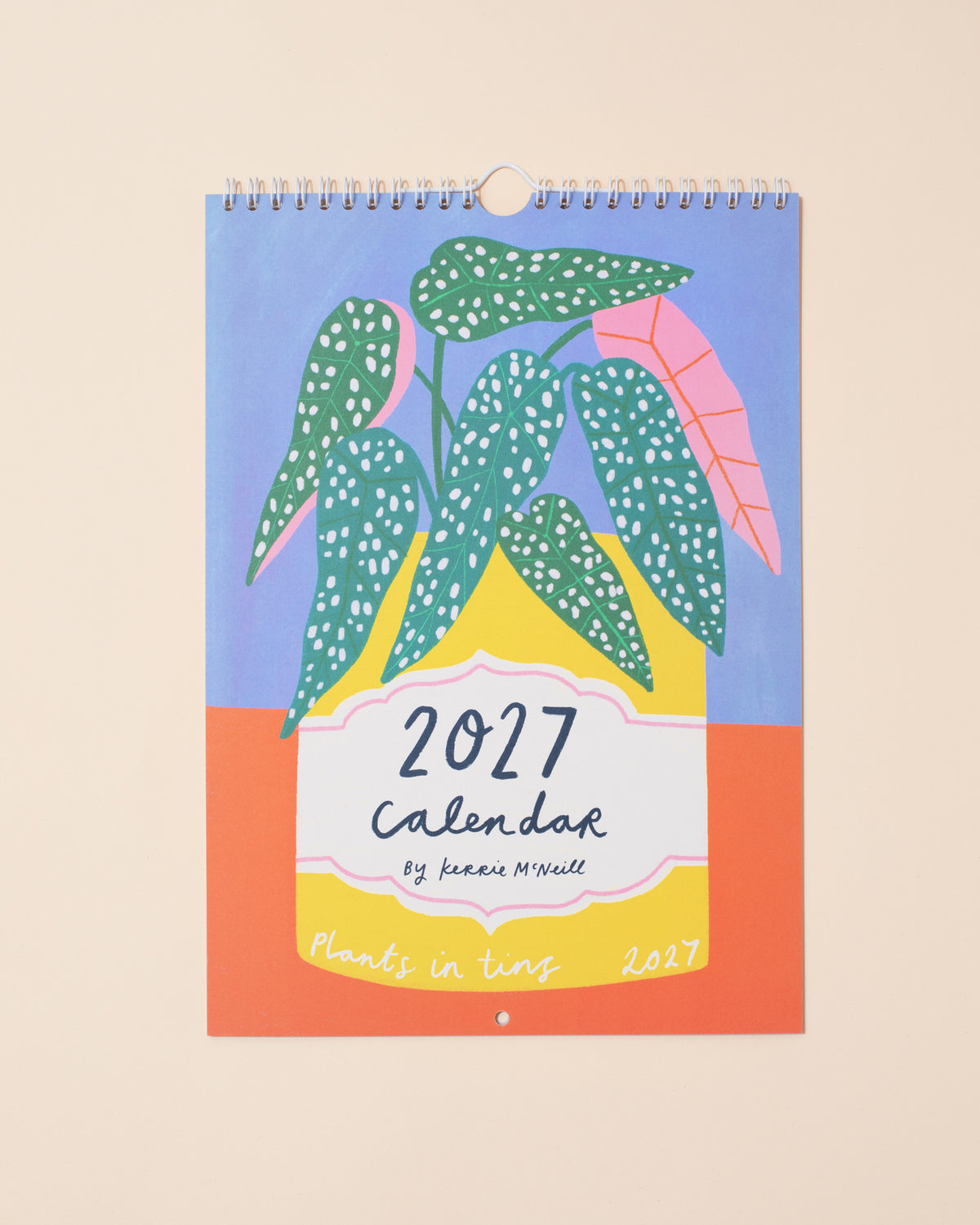 2027 Calendar | Plants In Tins Illustrations