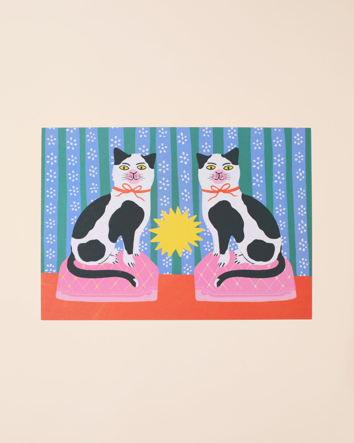 Staffordshire Cats Print