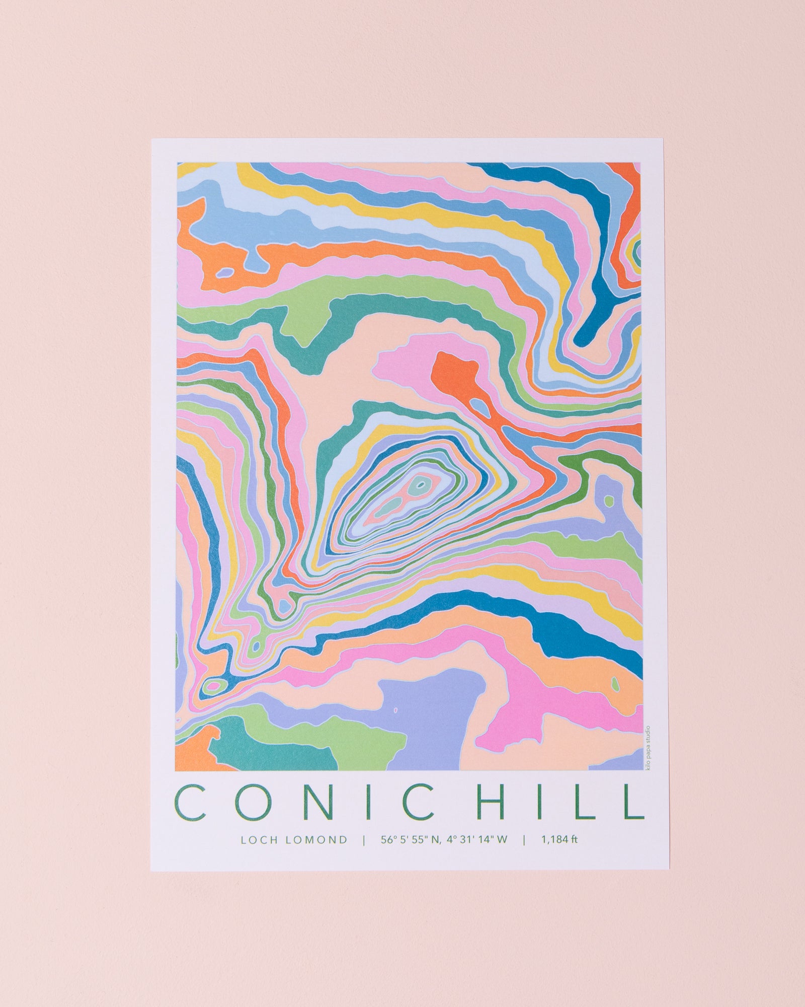 Kilo Papa Conic Hill Print