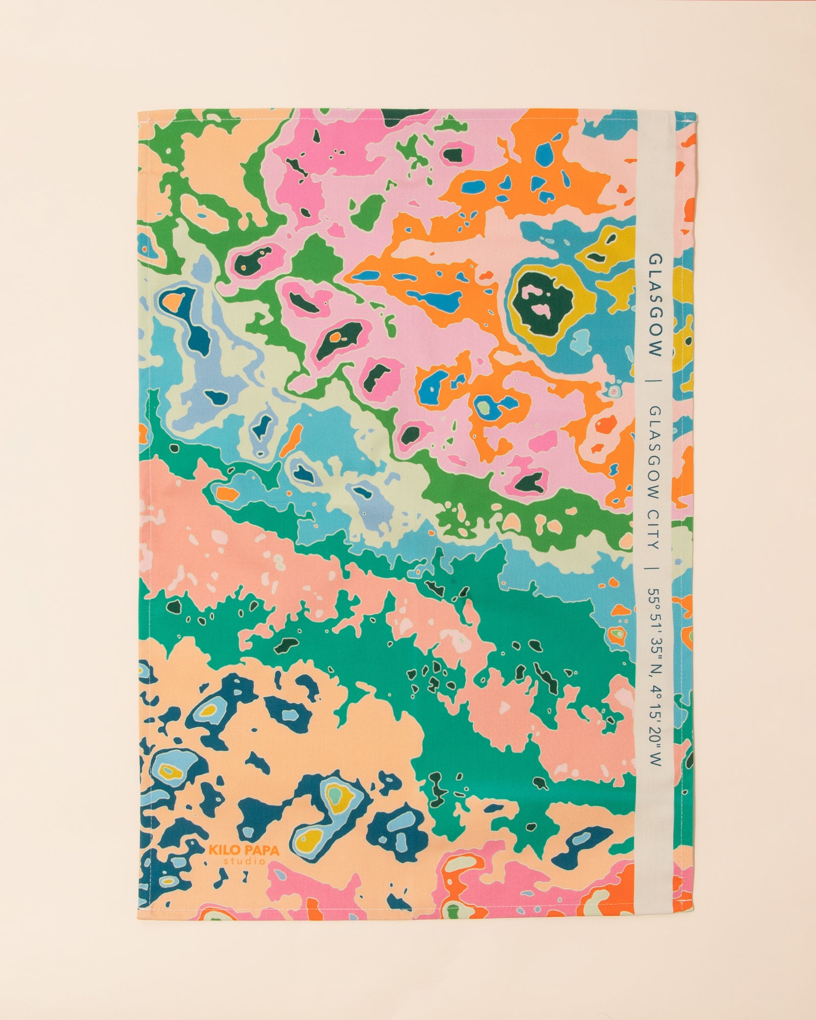 Kilo Papa Glasgow Tea Towel
