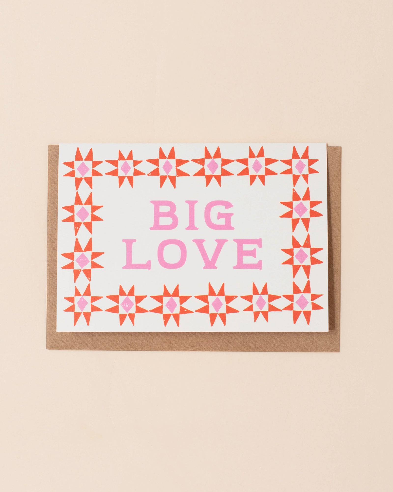 Big Love Greetings Card