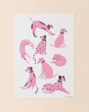 Pink Dogs Print