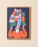Santa Greetings Card