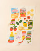 Italian Ingredients Tea Towel