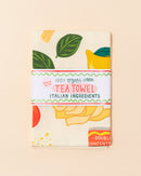 Italian Ingredients Tea Towel