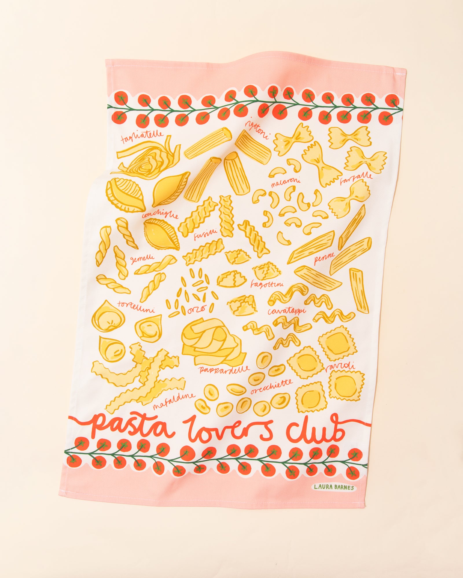 Pasta Lovers Tea Towel