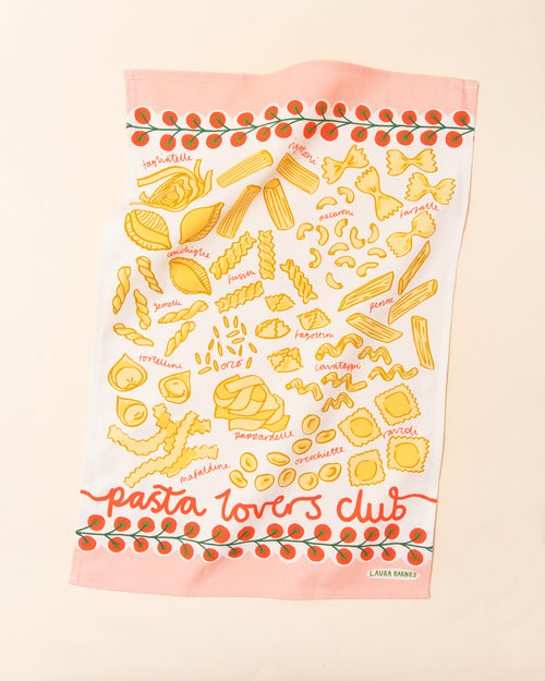Pasta Lovers Tea Towel