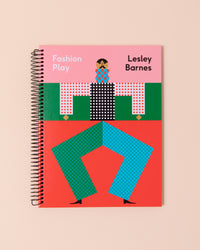 Colourful fashion play book by illustrator Lesley Barnes