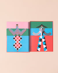 Colourful fashion play book by illustrator Lesley Barnes