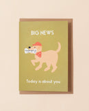 Big News Birthday Greetings Card