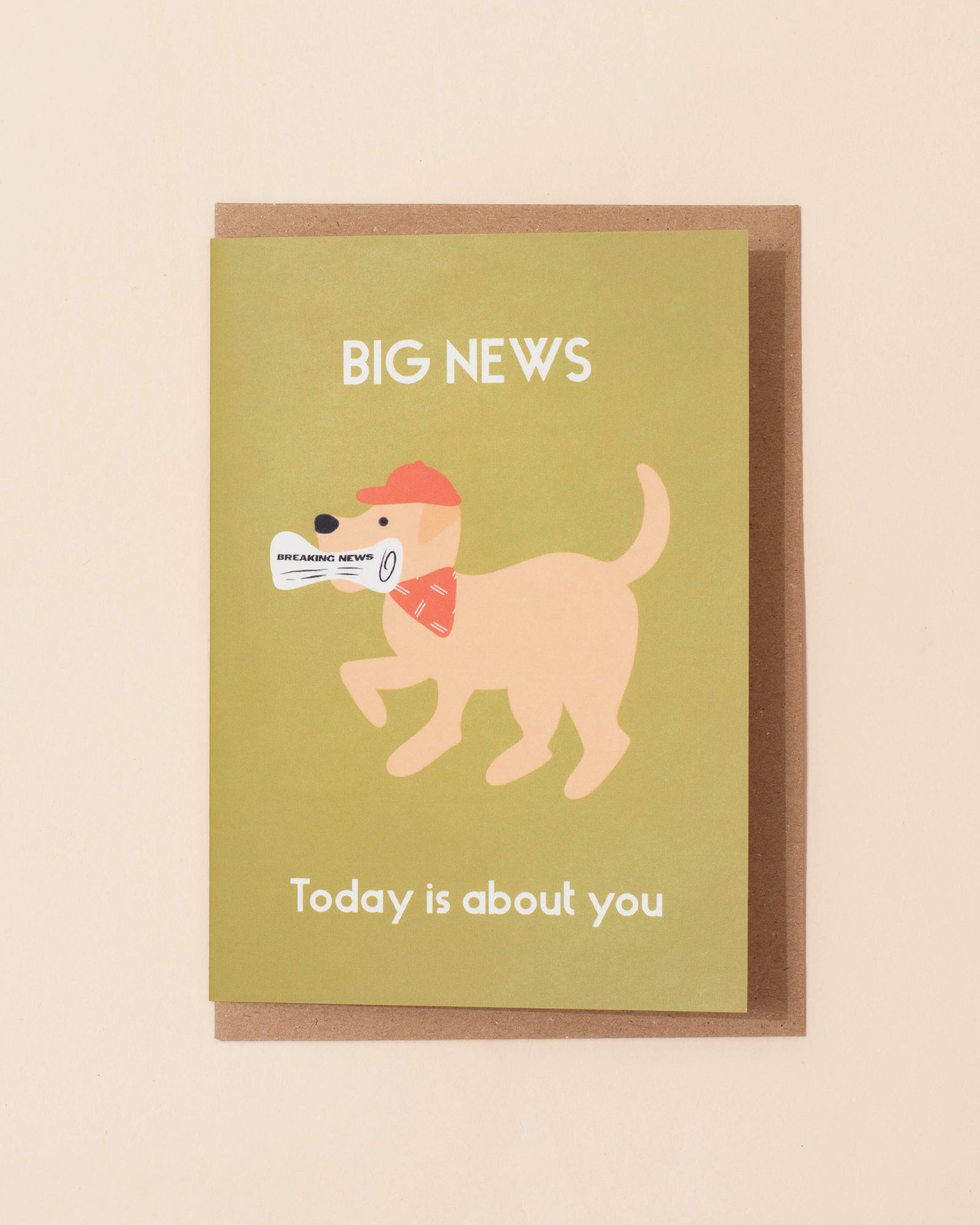 Big News Birthday Greetings Card