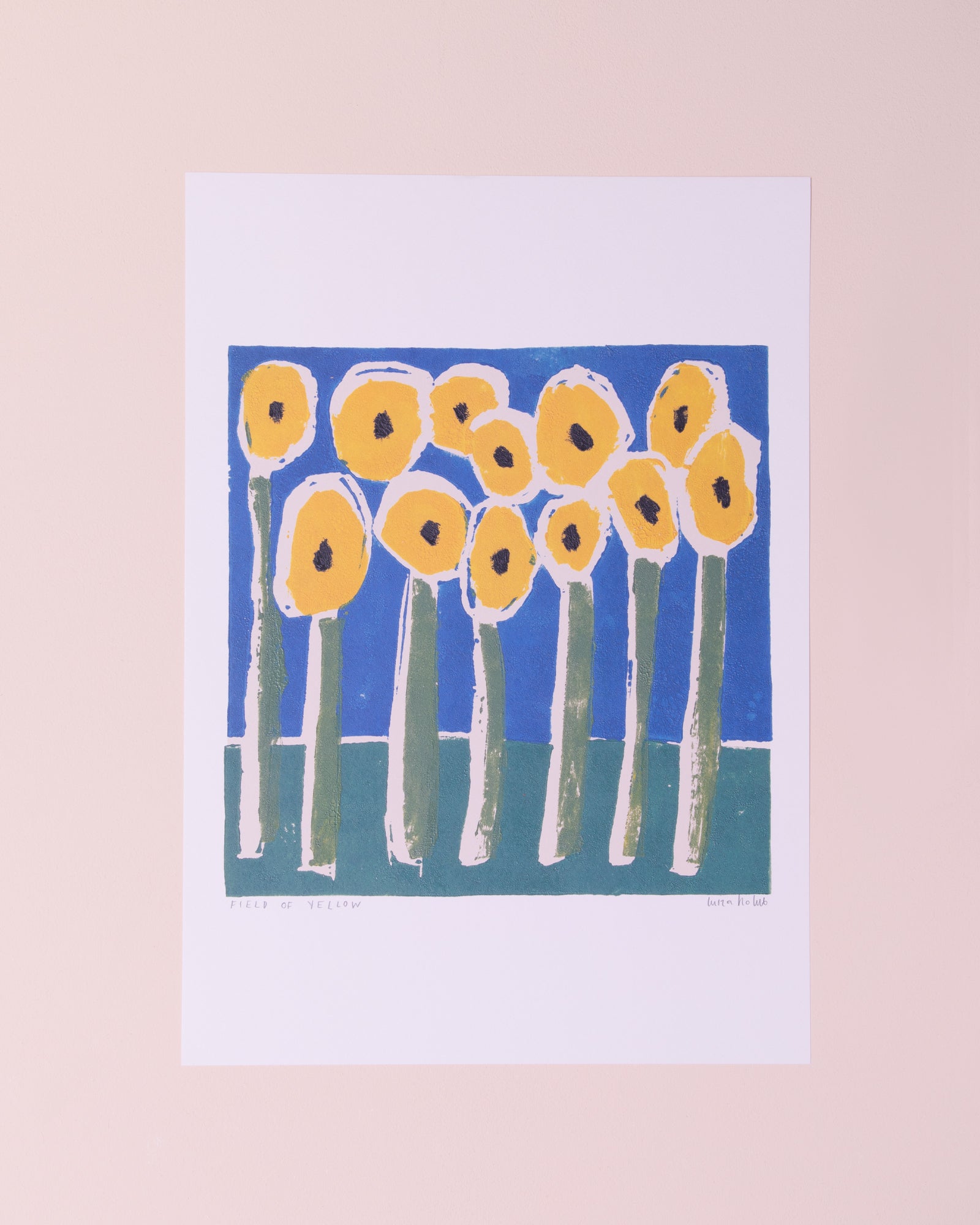 Yellow Flowers Print