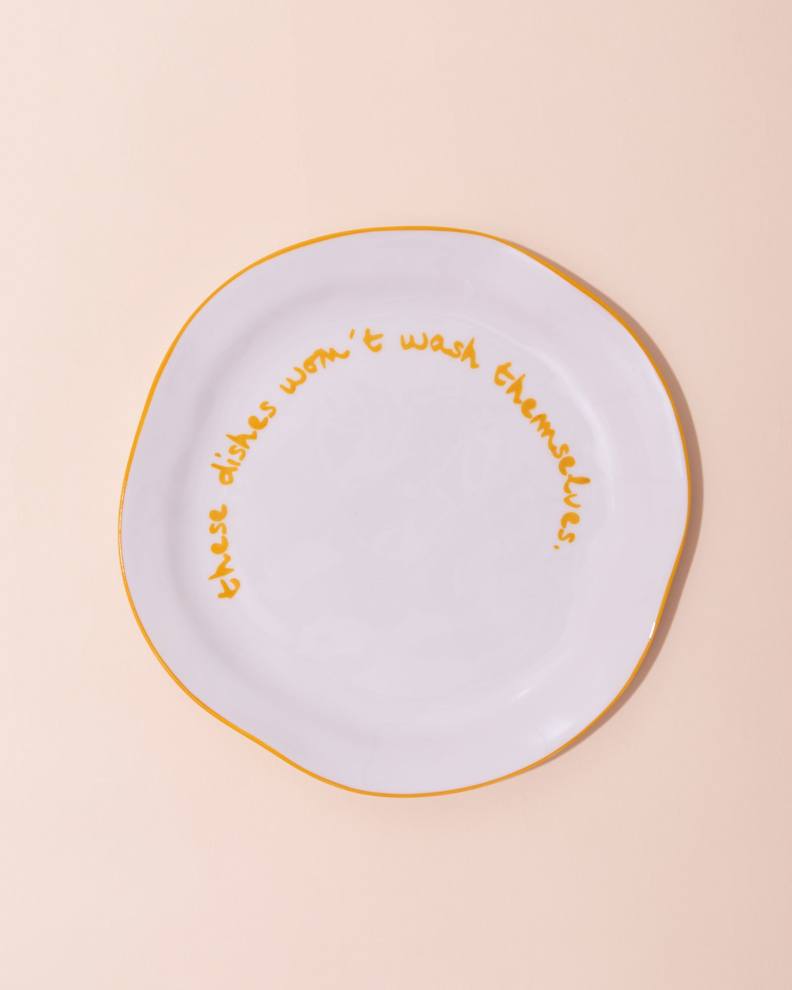 These Dishes Won't Wash Themselves Plate
