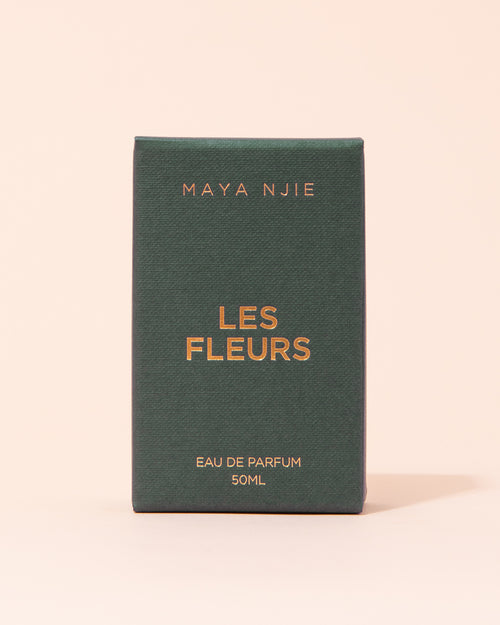 Green box of Maya Njie Les Fleurs fragrance