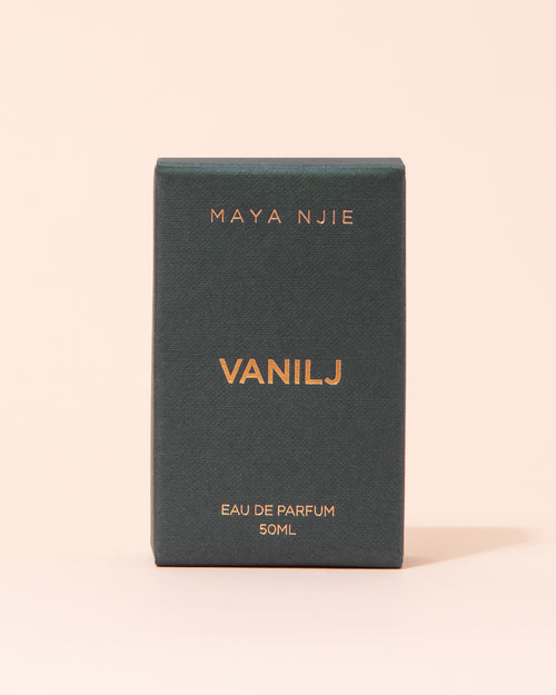 Green box of Maya Njie Vanilj fragrance