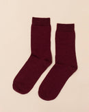 Merino Wool Socks | Dark Plum