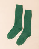 Merino Bed Socks | Green