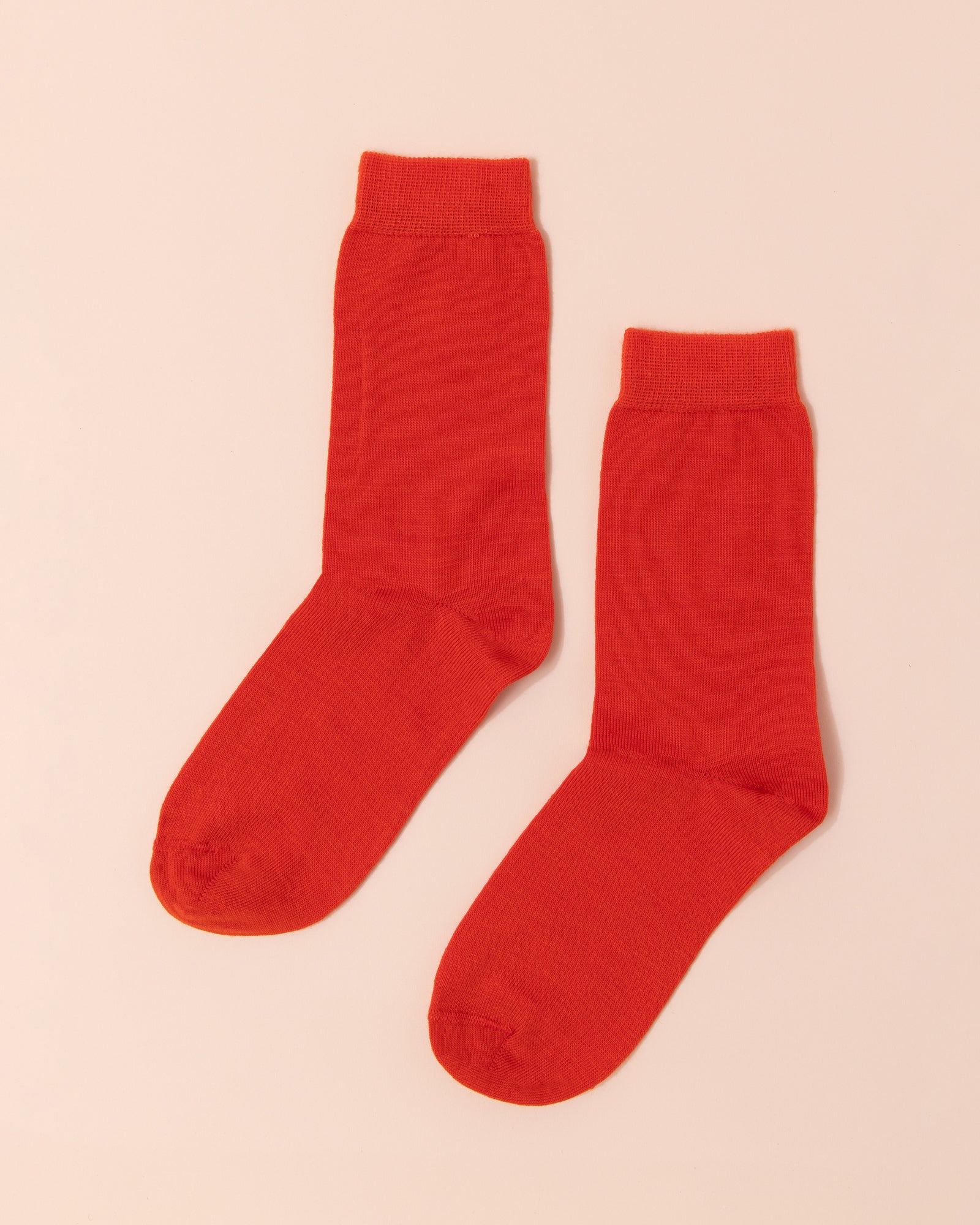 Merino Wool Socks | Red