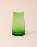 Recycled green Moroccan glass highball