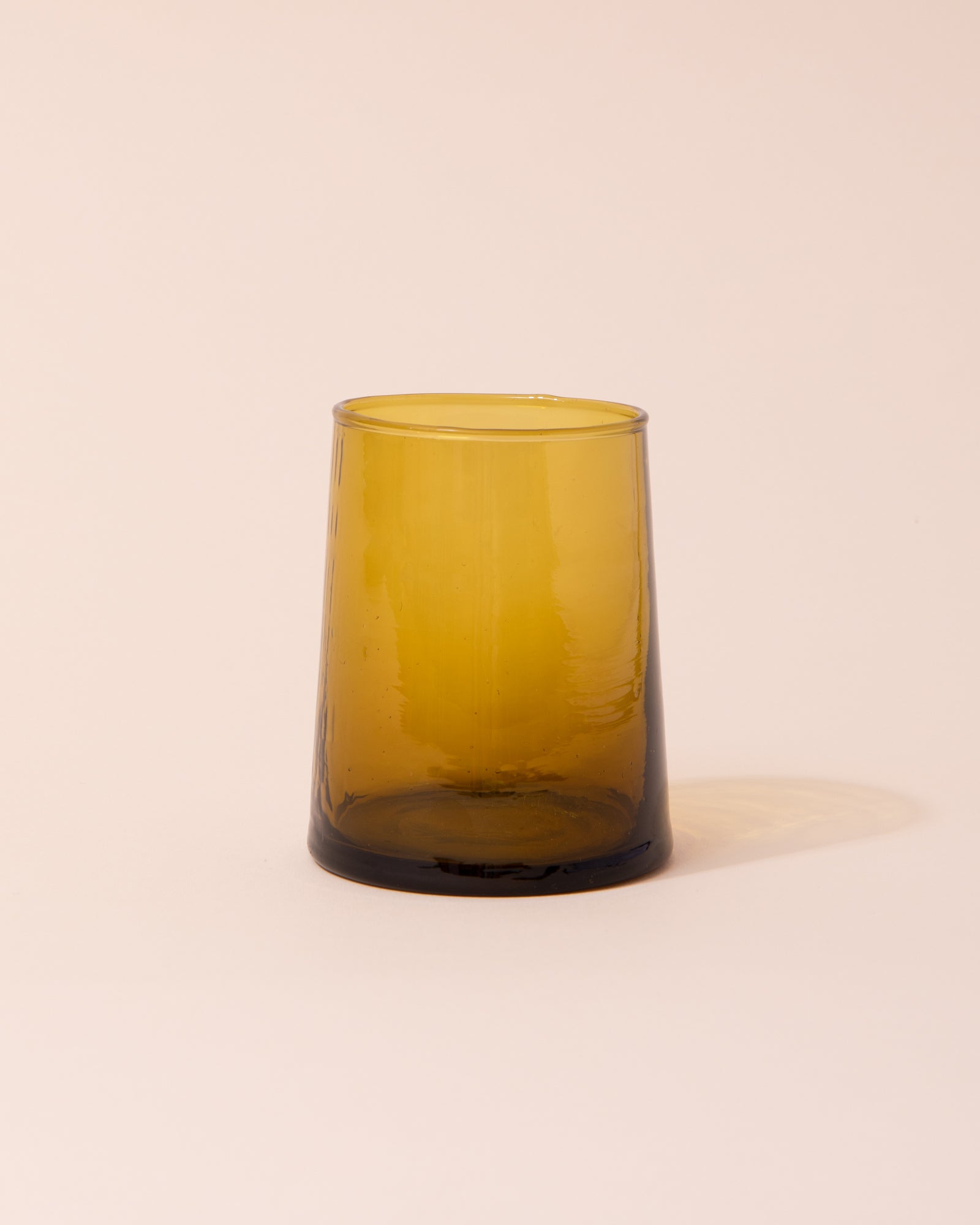 Amber Recycled Glass Tumbler