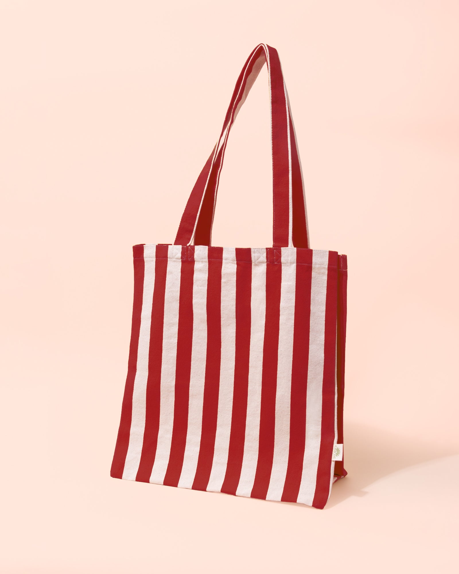 Stripe Tote Bag | Red + White