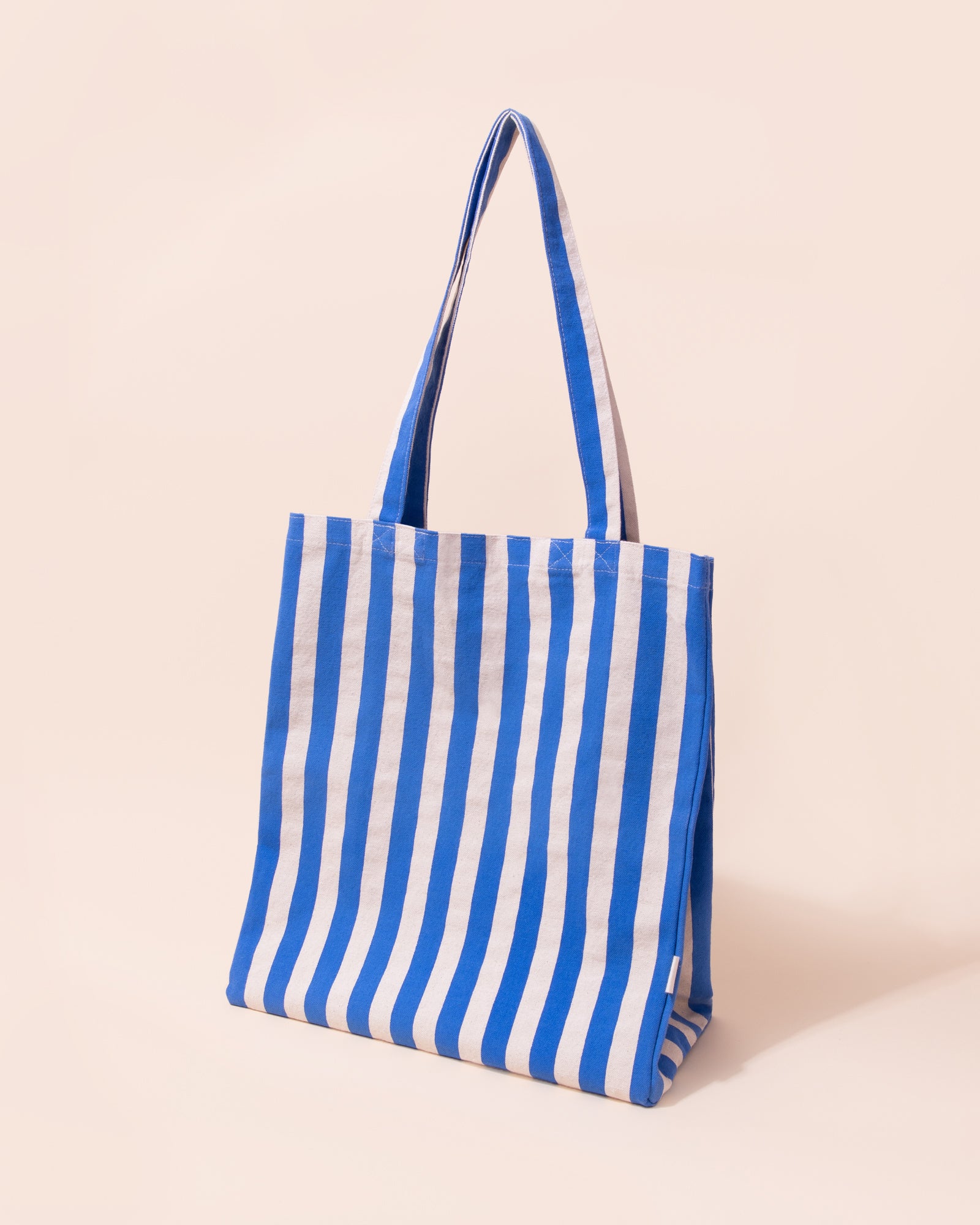 Stripe Tote Bag | Blue + White