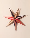 Colourful Paper Hanging Star Light