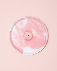 Concrete Marbled Incense Holder | Pink