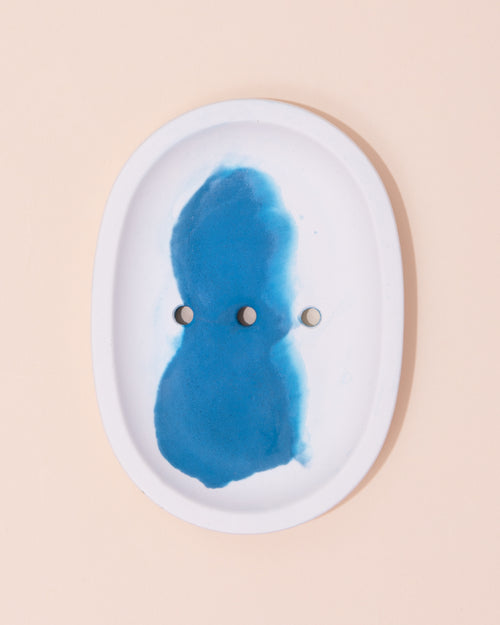 Concrete Soap Dish | Blue