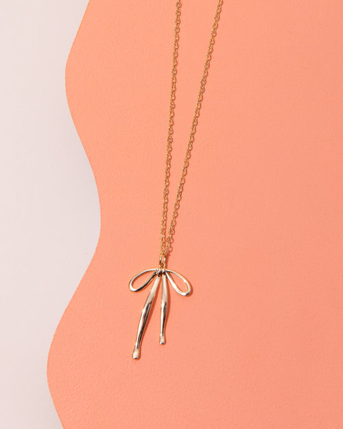 Peter & June Jacket Bad To The Bow Necklace