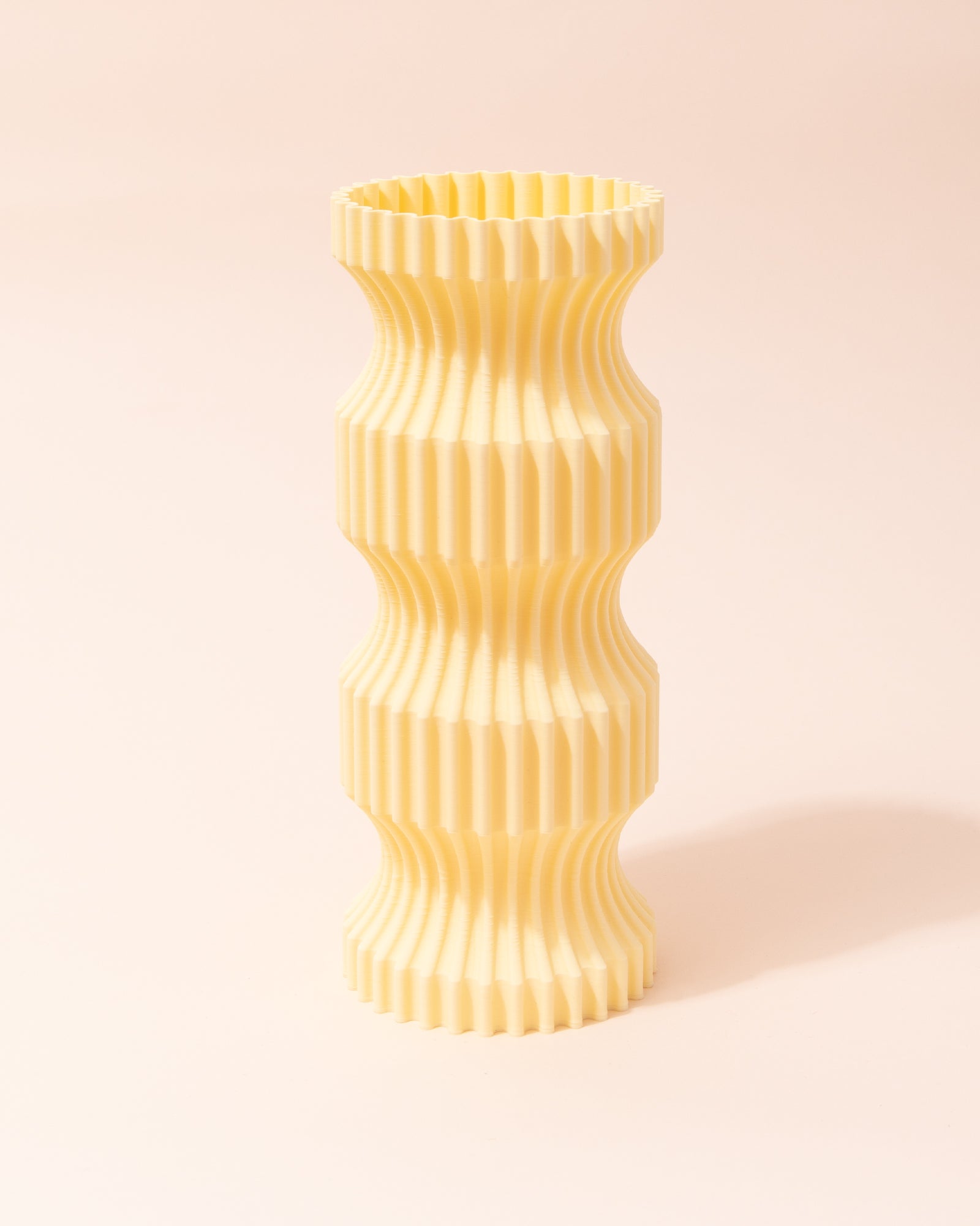 Potato 3D Printed Vase | Yellow