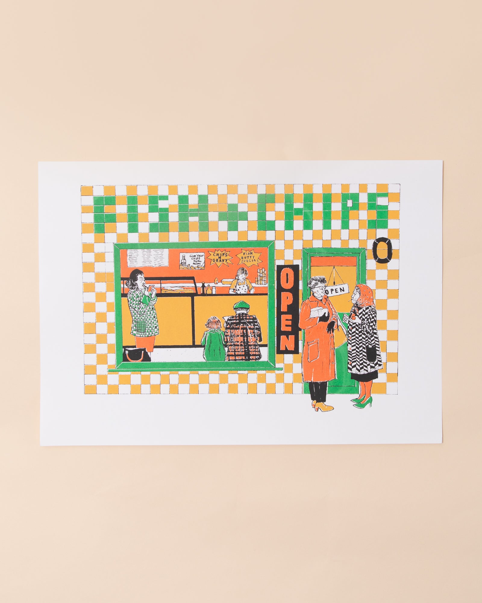 Fish + Chip Friday Print