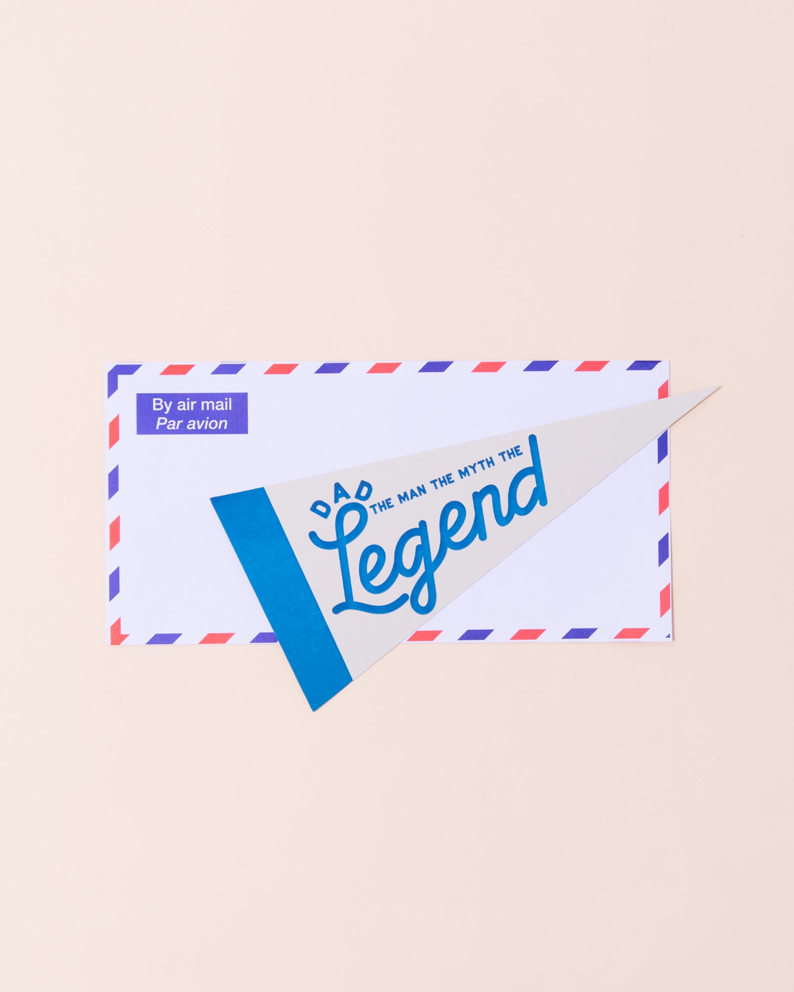 Father's Day Pennant Greetings Card