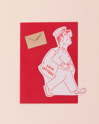 Hank The Postman Greetings Card