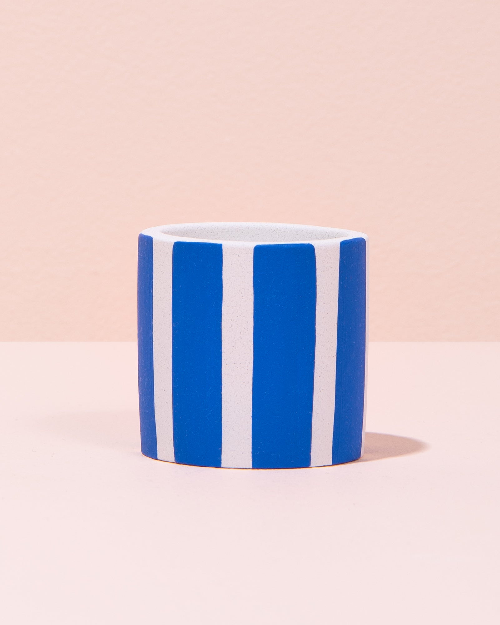 Mini Stripe Pot | Blue