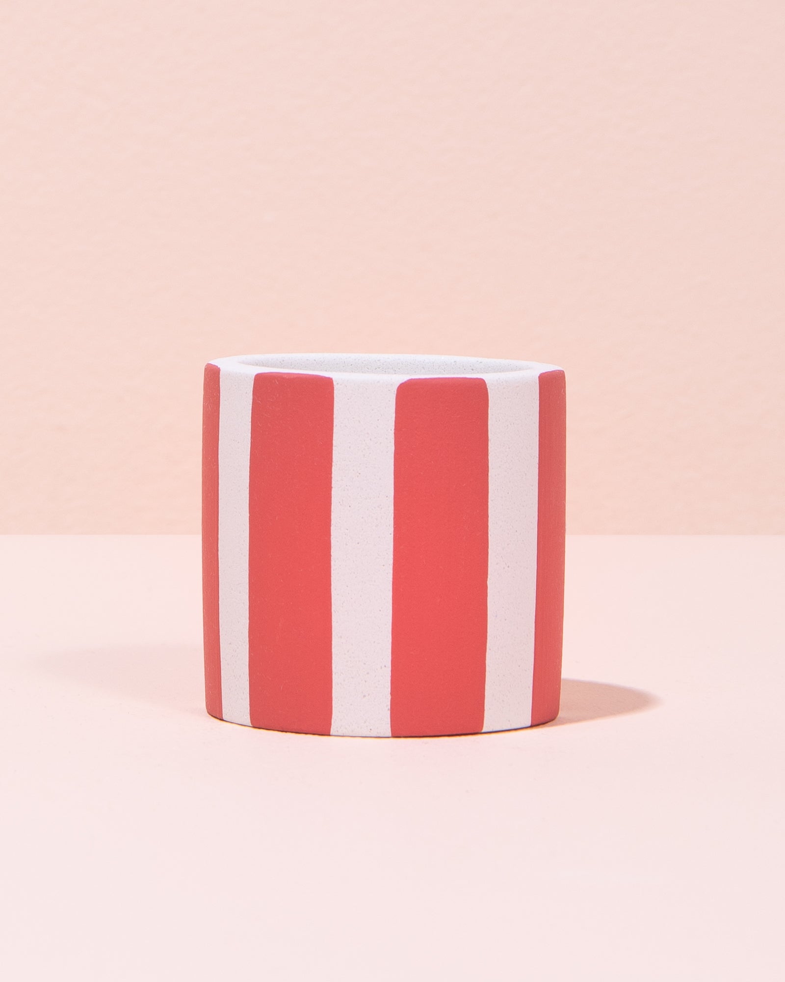 Mini Stripe Pot | Red