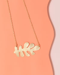 Tom Pigeon Brass Brack Necklace
