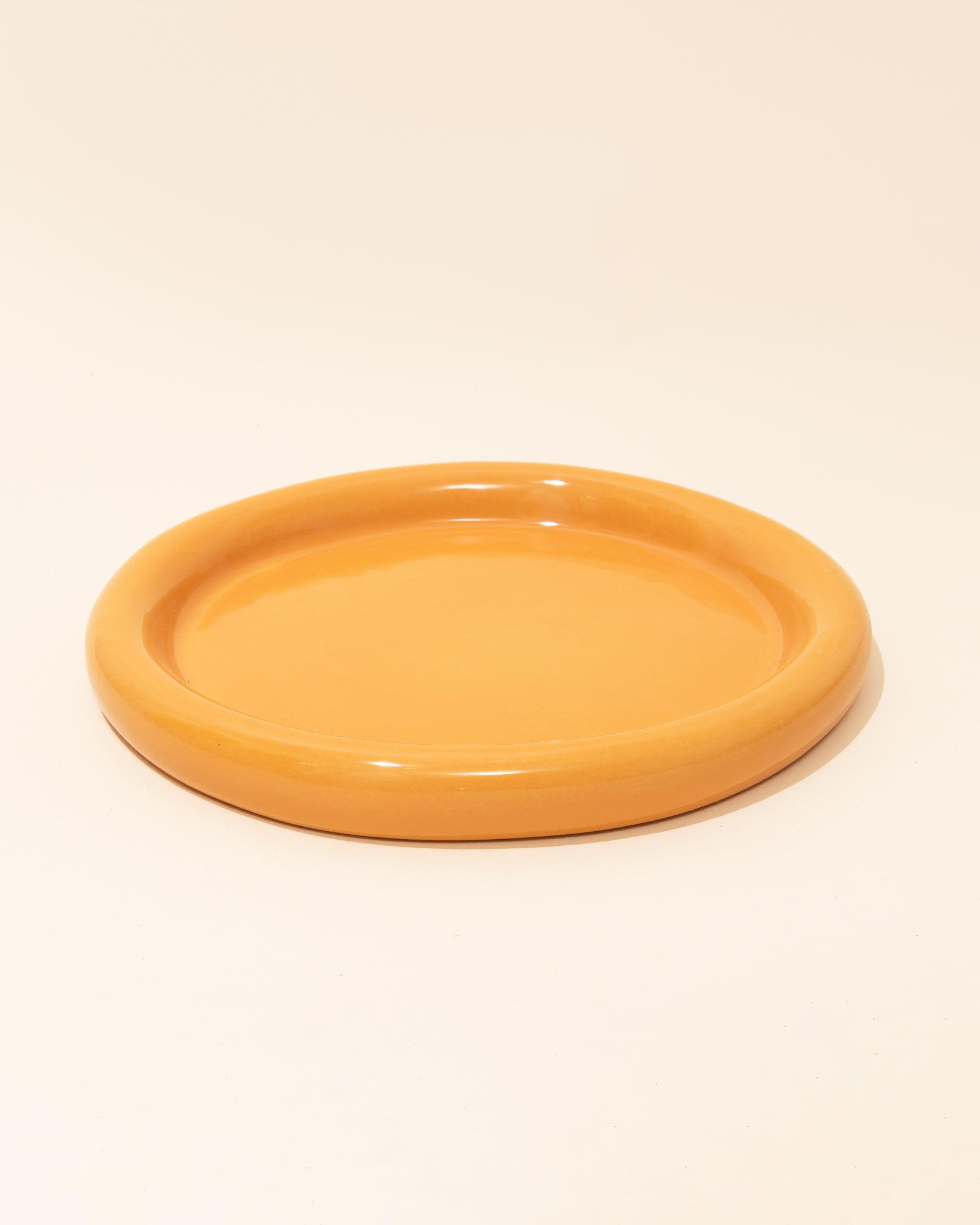 Ceramic Dinner Plate | Orange