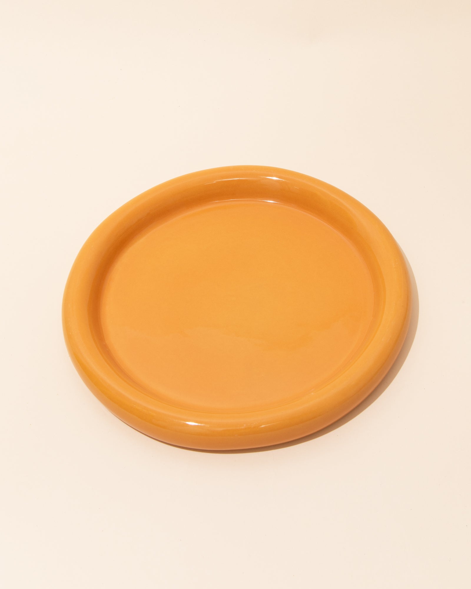Ceramic Dinner Plate | Orange
