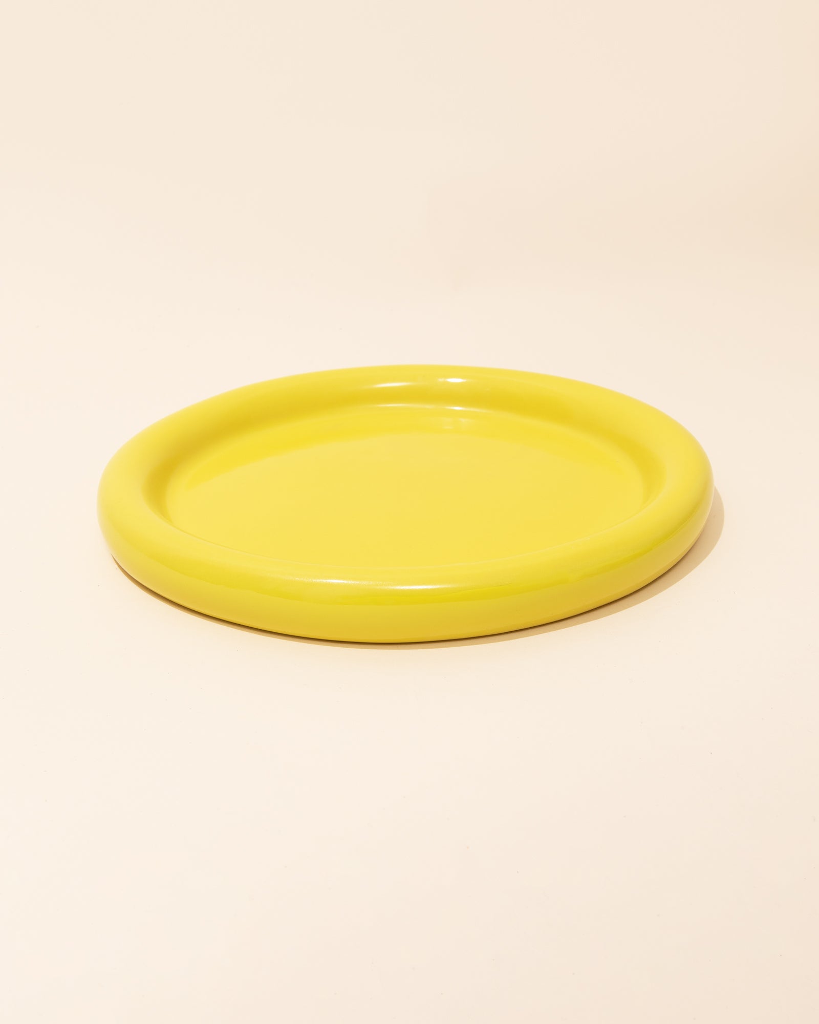 Ceramic Dinner Plate | Warm Olive