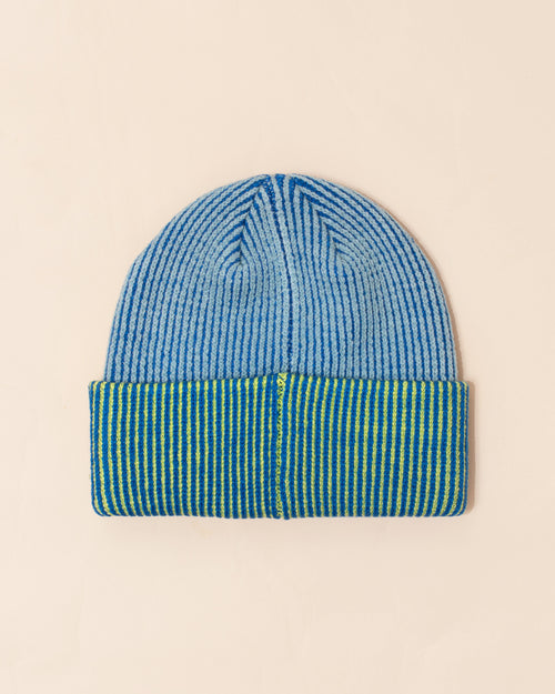 Verloop Stripe Cuff Beanie | Blue